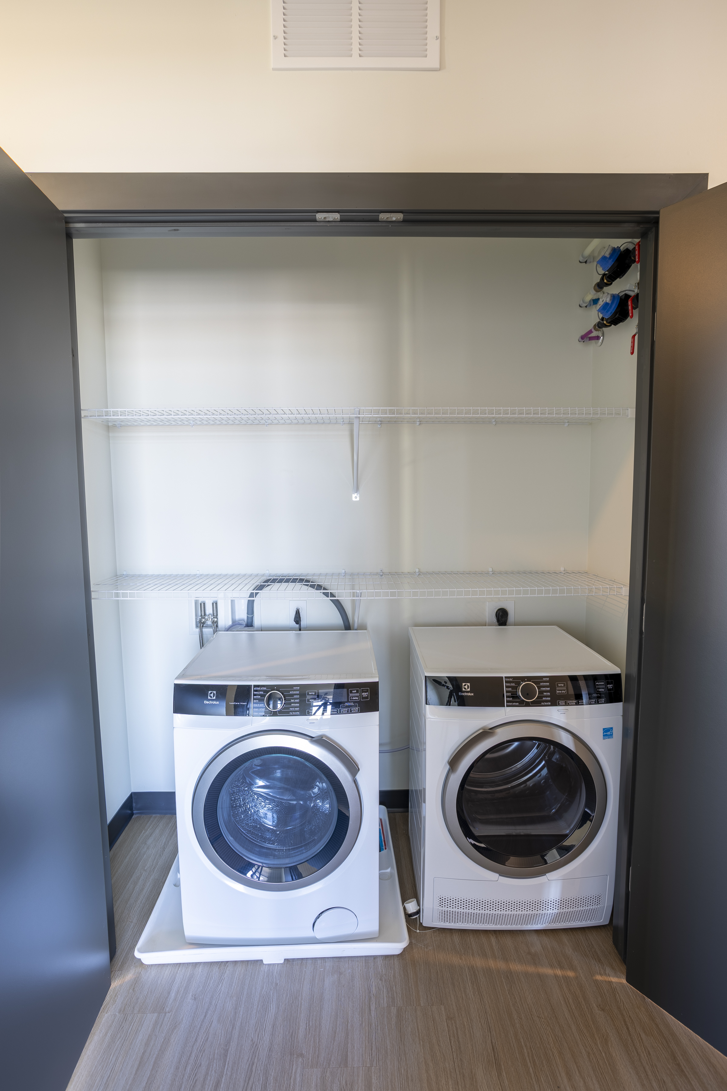 full washer and dryer included in every unit