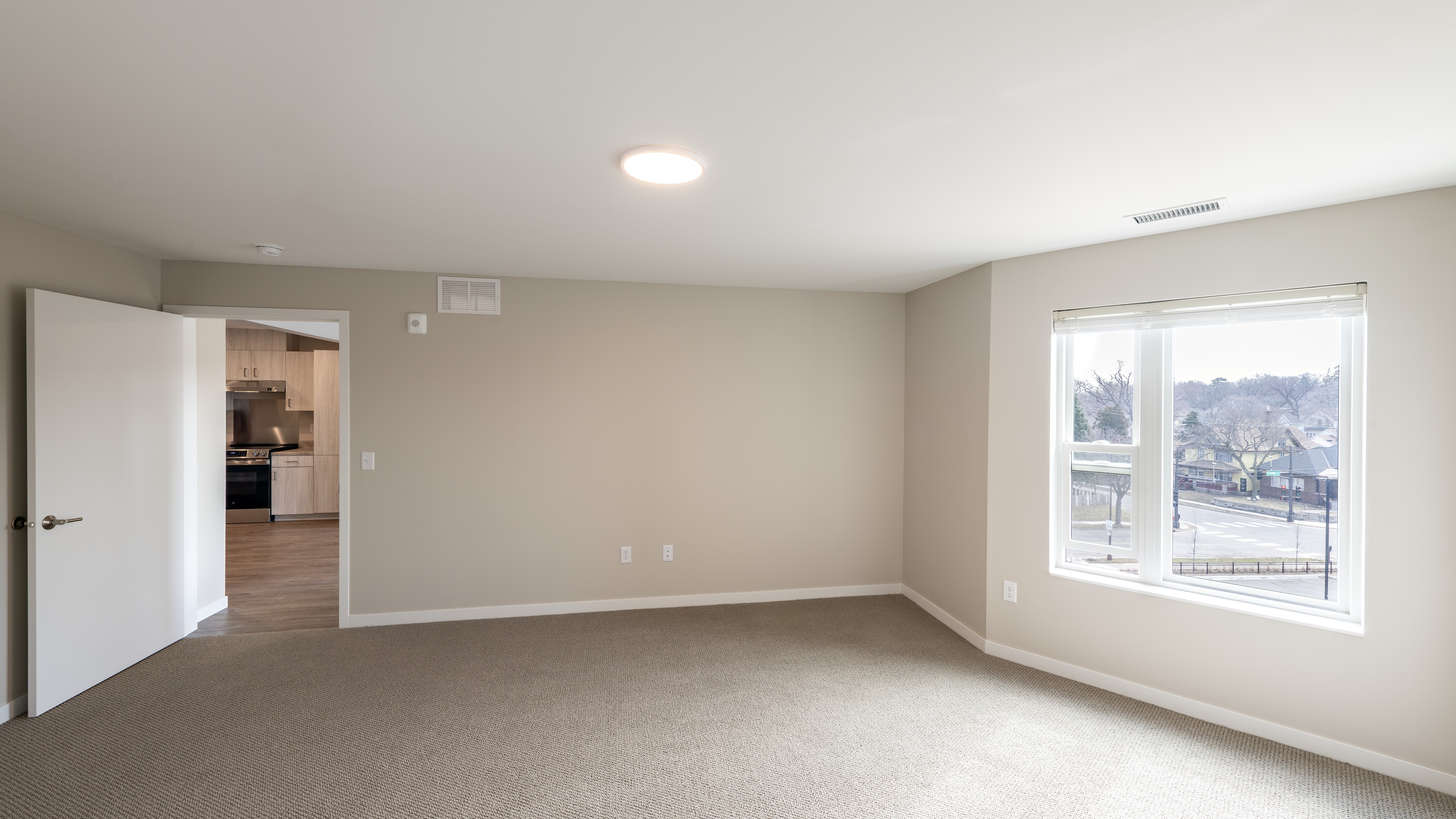 Spacious bedrooms