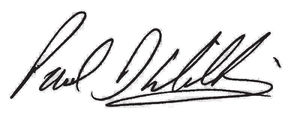 Paul Williams signature