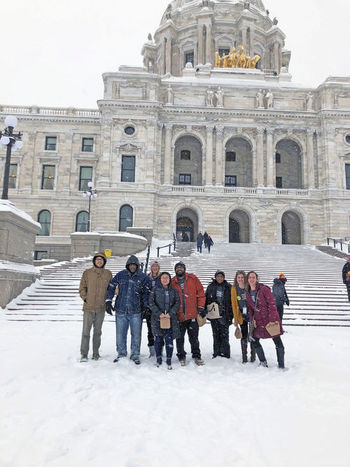 PPL staff in front of MN Capitol