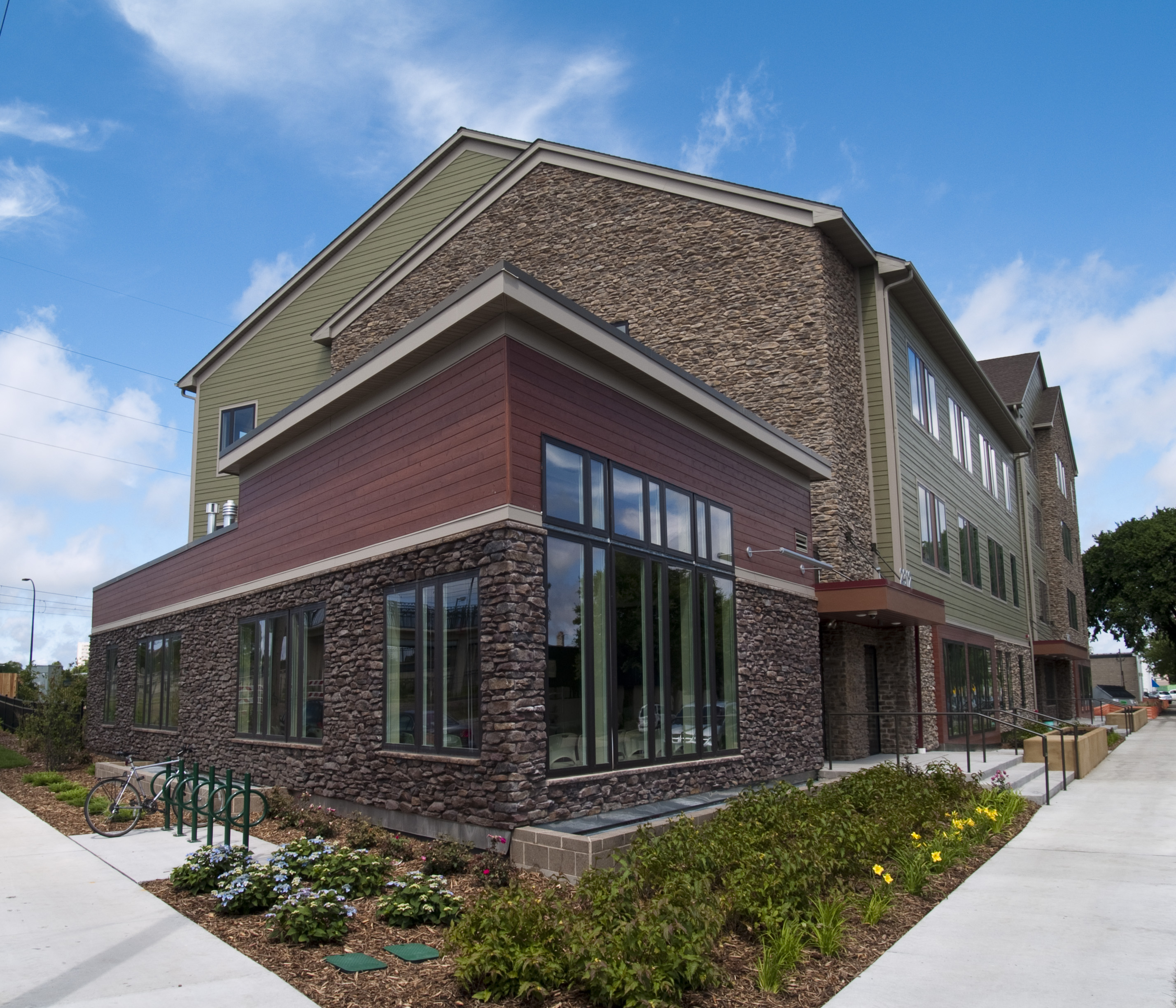 Touchstone Rising Cedar Apartments exterior of property