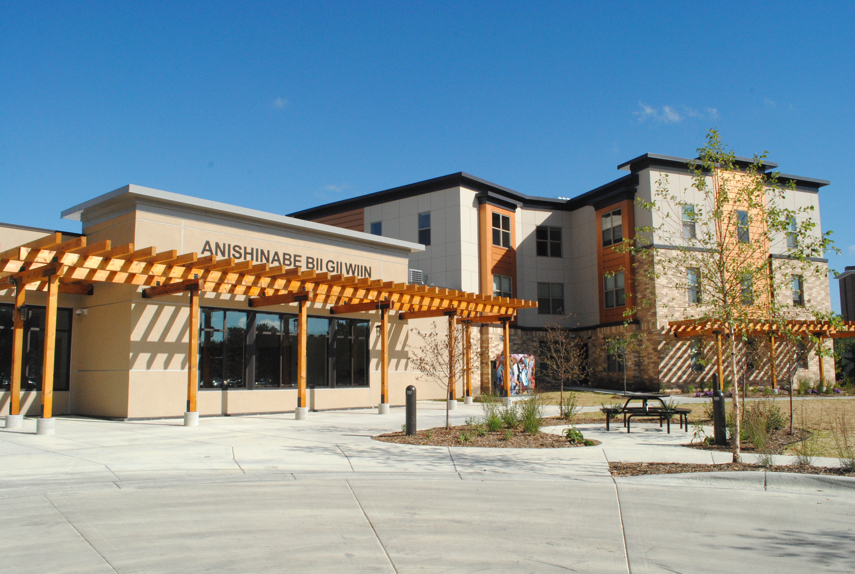 Exterior image of Anishinabe Bii Gii Wiin property