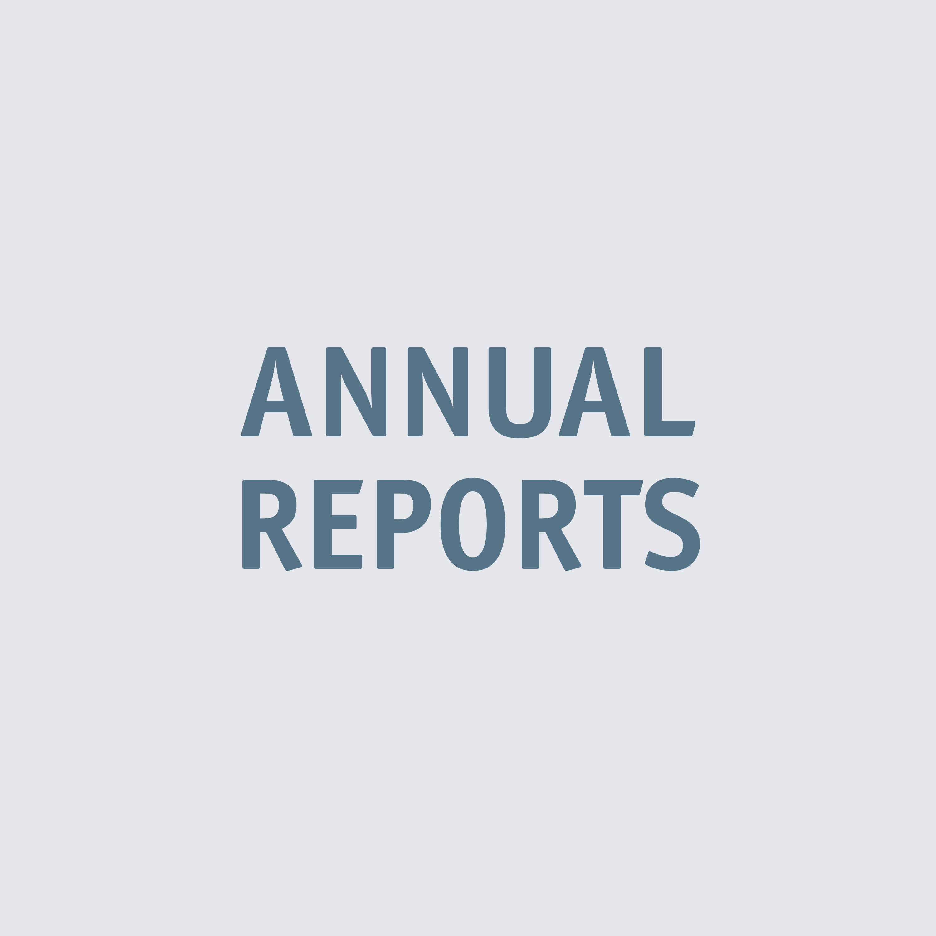 Annual Reports