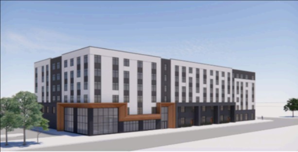 rendering of affordable housing property that will provide 90 units