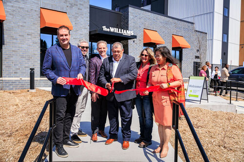 Ribbon cutting at The Williams 