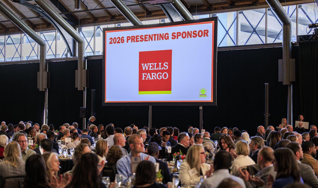 Sponsor slide at breakfast