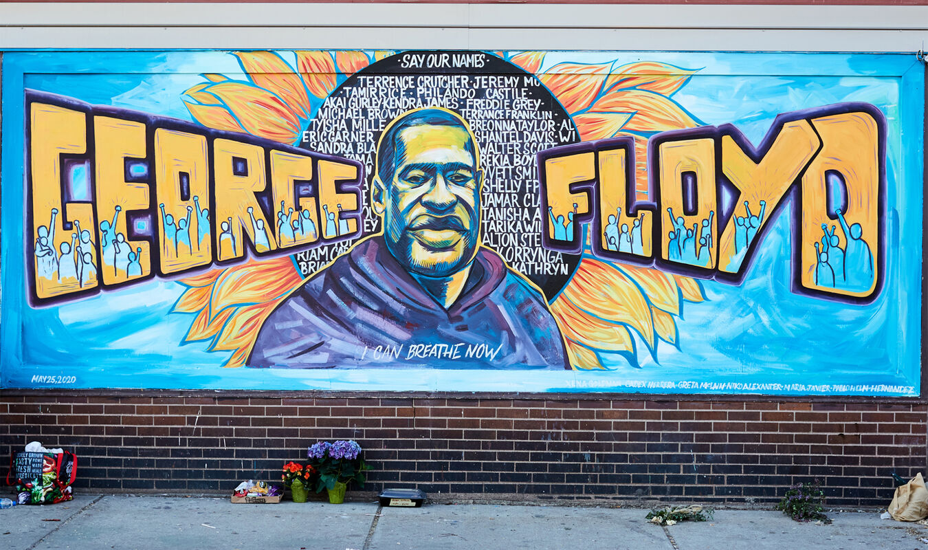 George Floyd mural