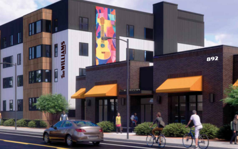 Exterior of The Williams Affordable Housing property
