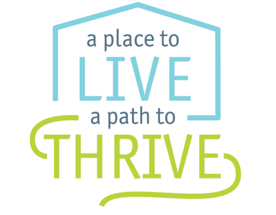 Logo that says A place to Live a path to thrive